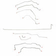 Complete Brake Line Kit for 1989-1991 Chevy V3500, , Crew Cab w/ , Dually Axle No ABS long bed stainless steel