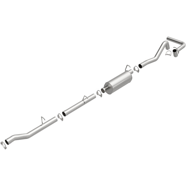 Fits 1990-1995 Chevy K3500 Direct-Fit Replacement Exhaust System 106-0687 steel
