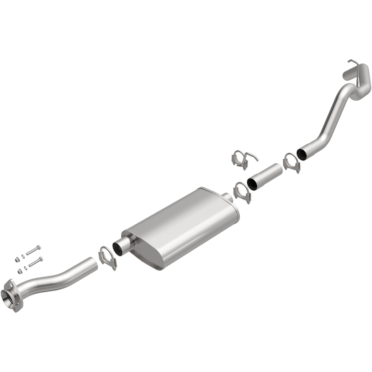 Fits 1992-1994 Chevy S10 Blazer Direct-Fit Replacement Exhaust 106-0734 steel