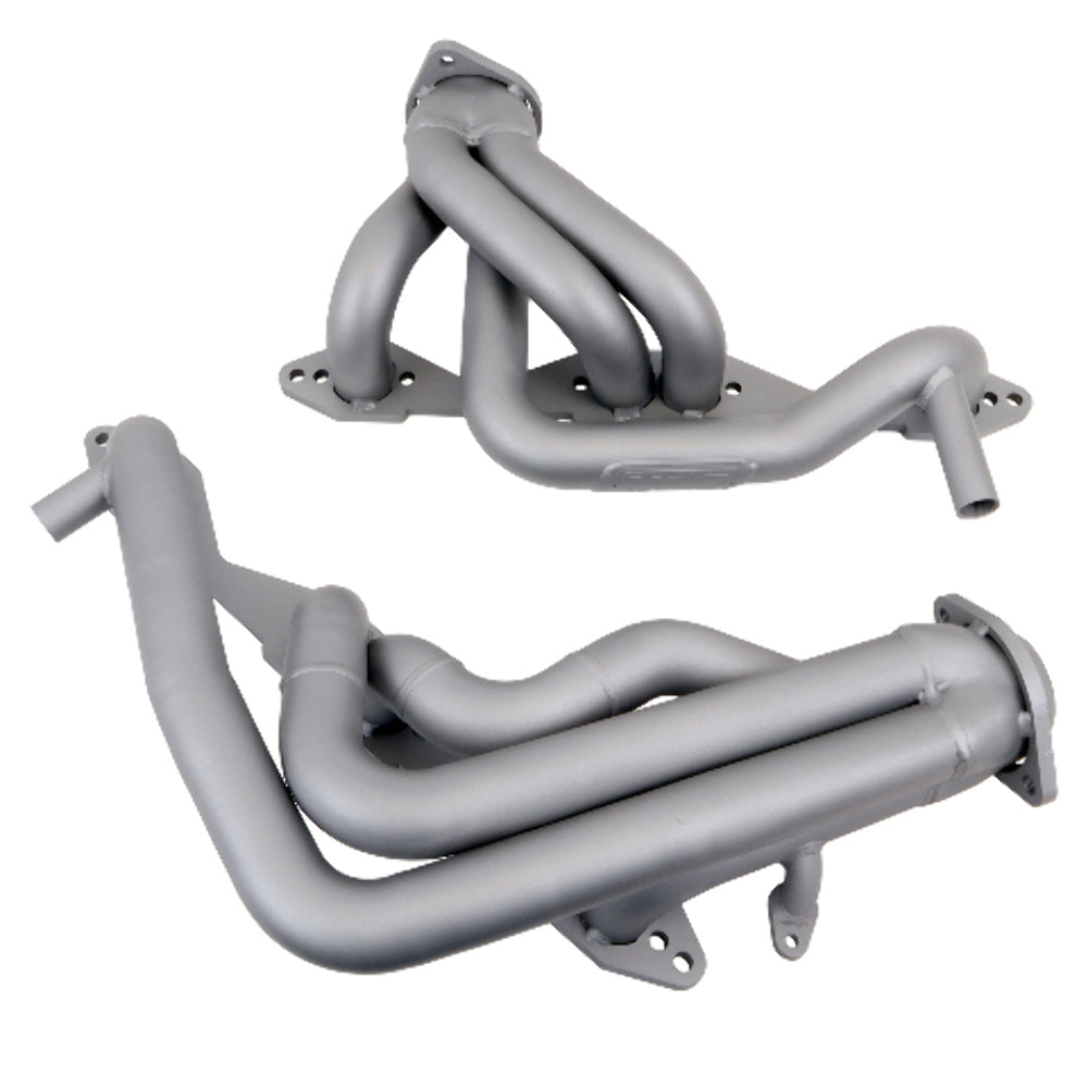 Fits 1993-1996 Chevy Impala SS 1-5/8 Shorty Headers (Titanium Ceramic)-1595 ceramic coated polished