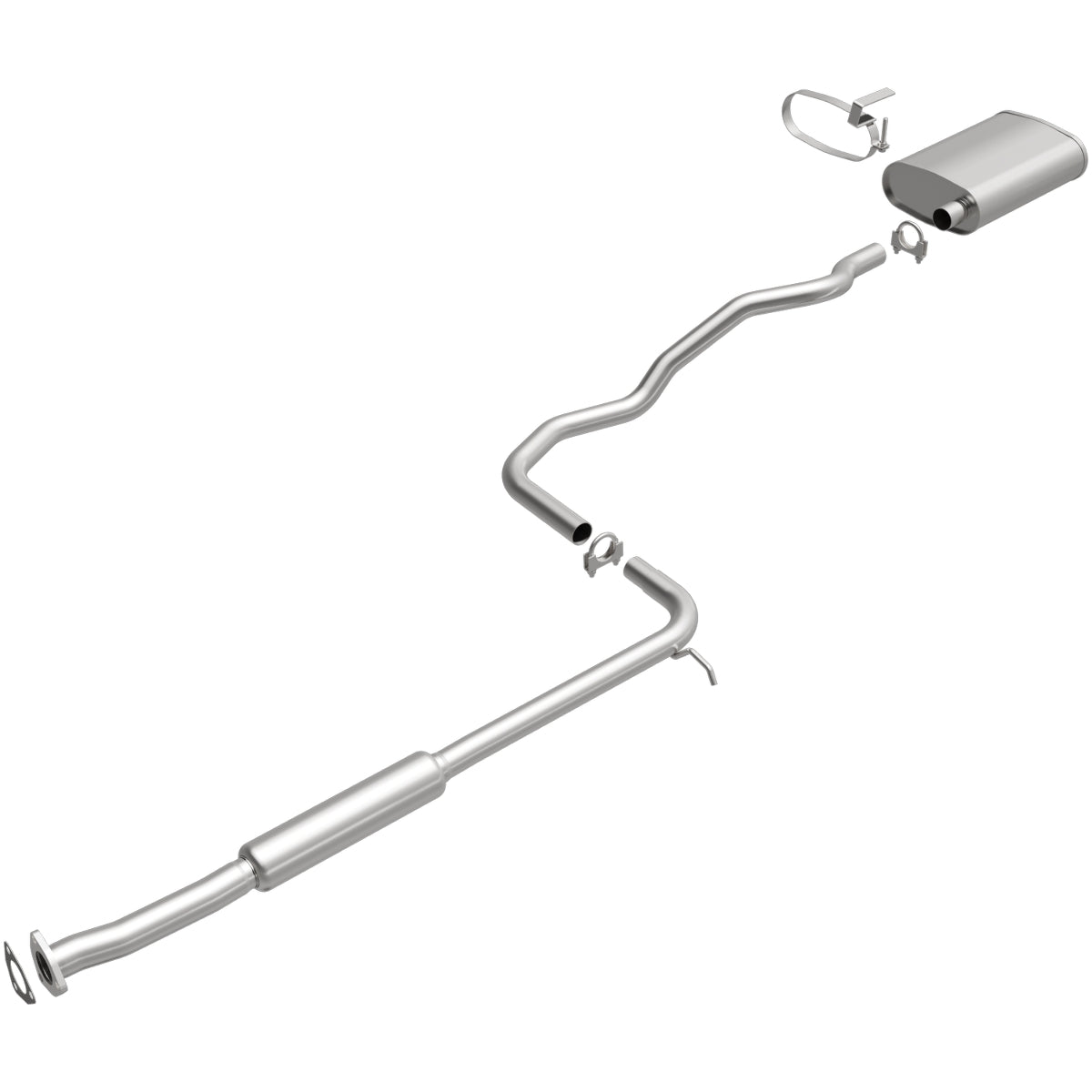 Fits 1993-1998 Saturn Direct-Fit Replacement Exhaust System 106-0425 aluminized steel