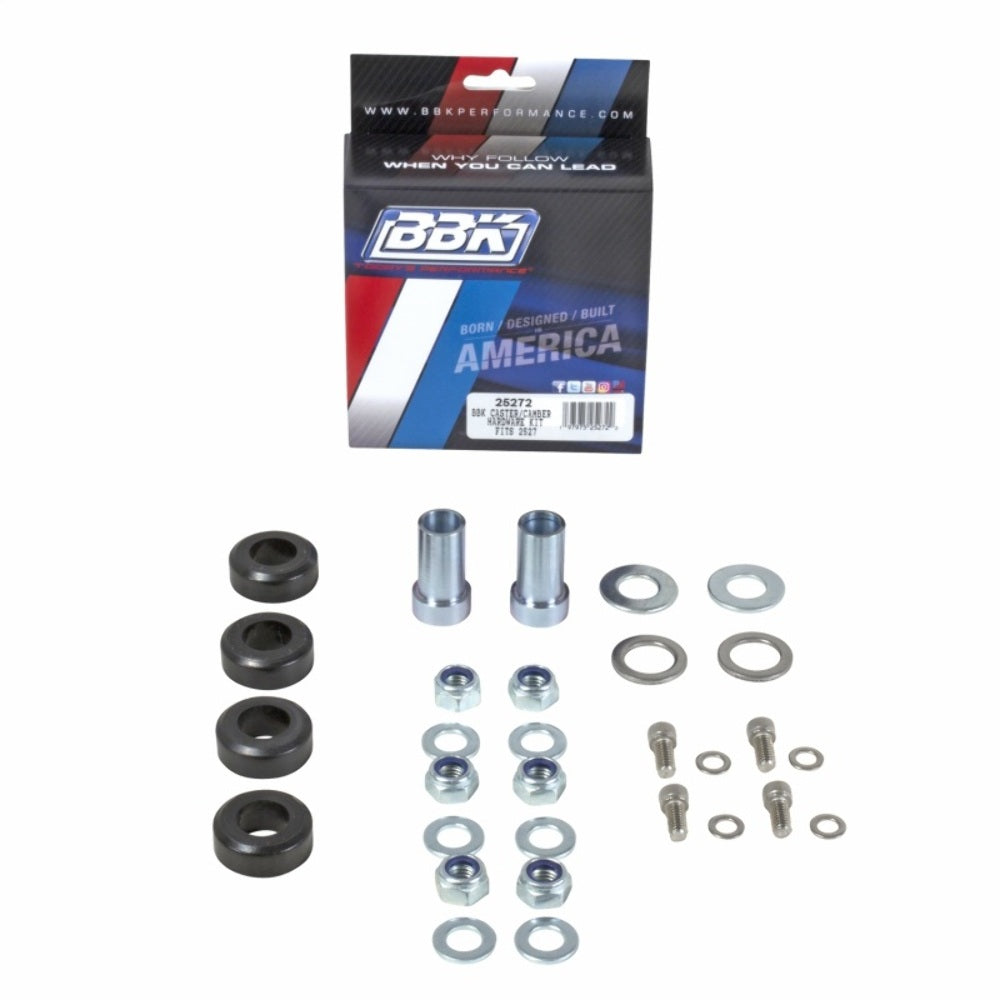 t Fits 1994-04 Mustang Front Caster Camber Plate Hardware Kit For Part 2527-25272 BBK Performance