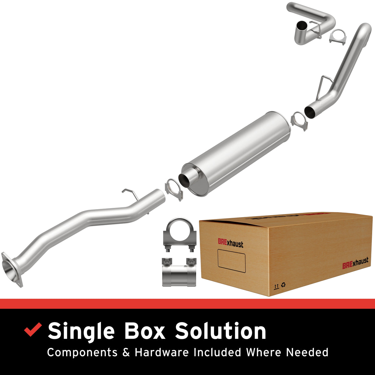 t Fits 1994-1995 Chevrolet C1500 Suburban Replacement Exhaust System 106-0670 Brexhaust