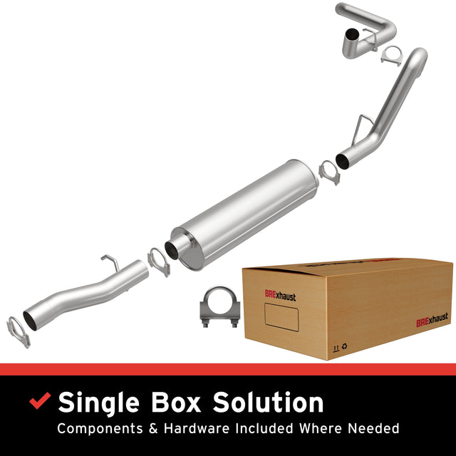 Fits 1994-1995 Chevy C2500 Suburban Replacement Exhaust System 106-0442 steel