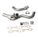 t Fits 1994-1995 GM Lt-1 Single Cat 1-5/8 Shorty Headers-Silver Ceramic-15670 BBK Performance