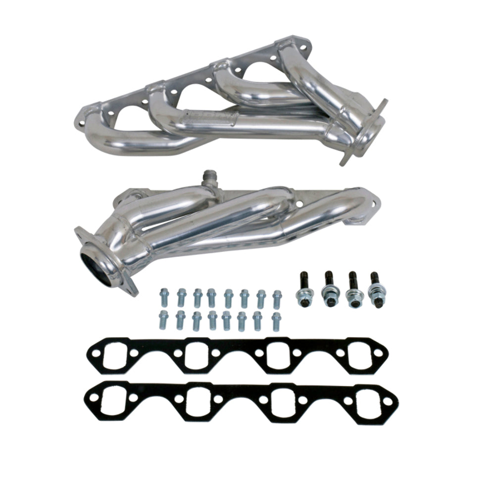 t Fits 1994-1995 Mustang 5.0 1-5/8 Shorty Un Equal Length Headers-Silver-15250 BBK Performance