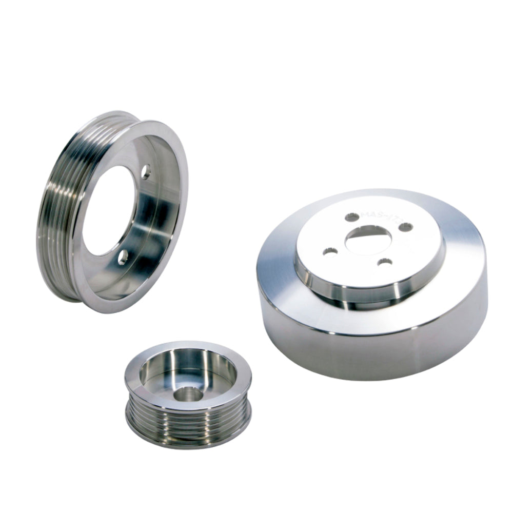 Fits 1994-1995 Mustang 5.0 3 Pc Performance Under Drive Pulley (Billet)-1554