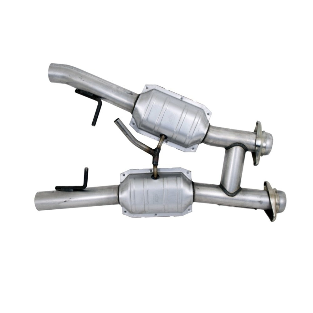 Fits 1994-1995 Mustang GT 2.5 Full H Pipe w/High Flow Catalytic Converters-1563