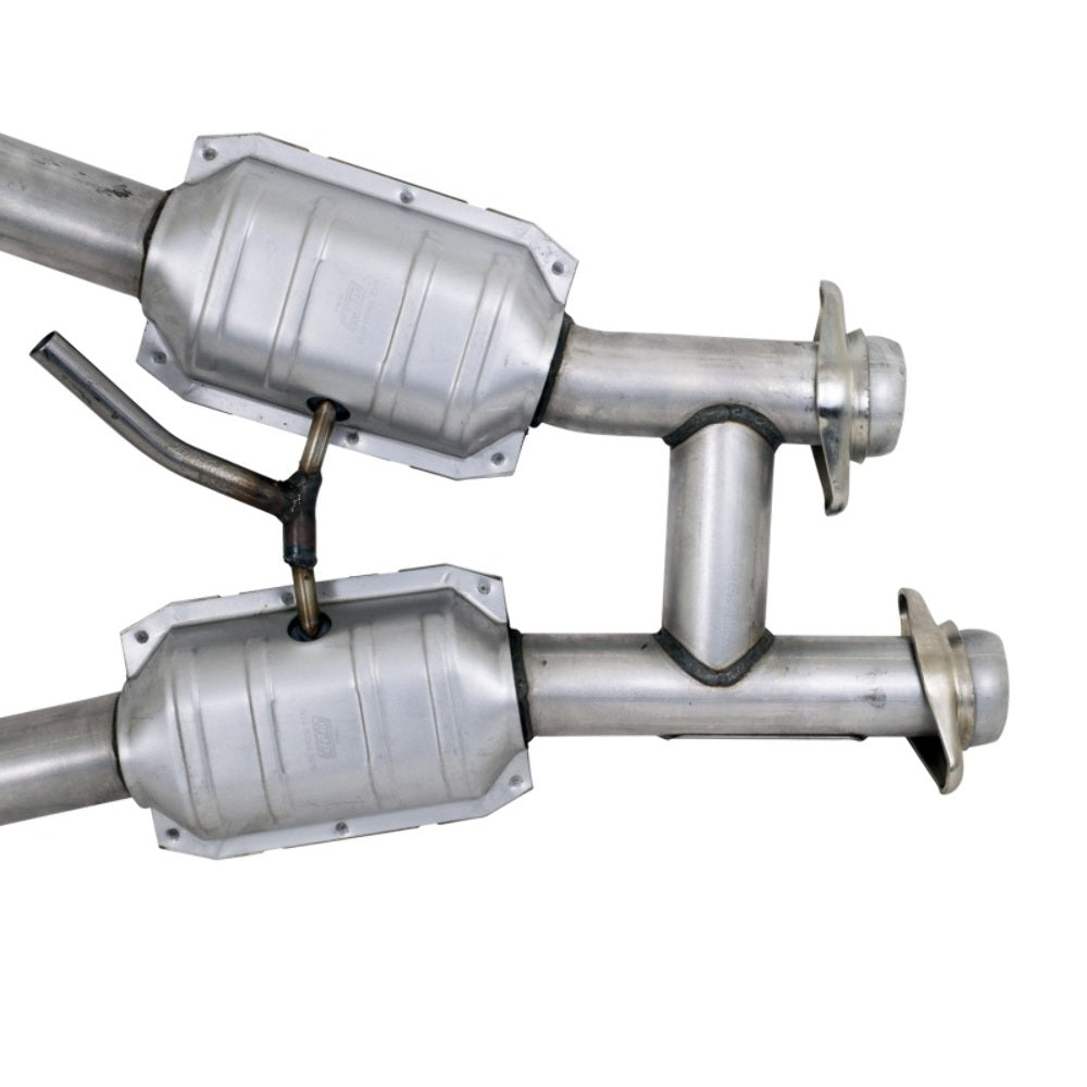 Fits 1994-1995 Mustang GT 2.5 Full H Pipe w/High Flow Catalytic Converters-1563