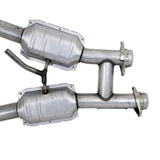 Fits 1994-1995 Mustang GT 2.5 Full H Pipe w/High Flow Catalytic Converters-1563