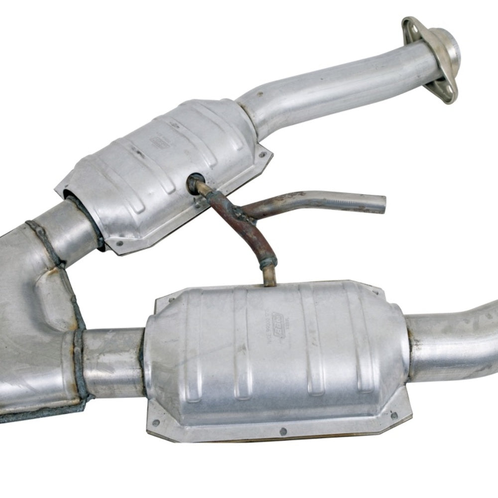 t Fits 1994-1995 Mustang GT 2.5 Short Mid X Pipe W/Catalytic Converters-1672 BBK Performance