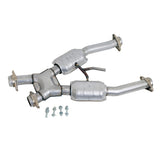 t Fits 1994-1995 Mustang GT 2.5 Short Mid X Pipe W/Catalytic Converters-1672 BBK Performance