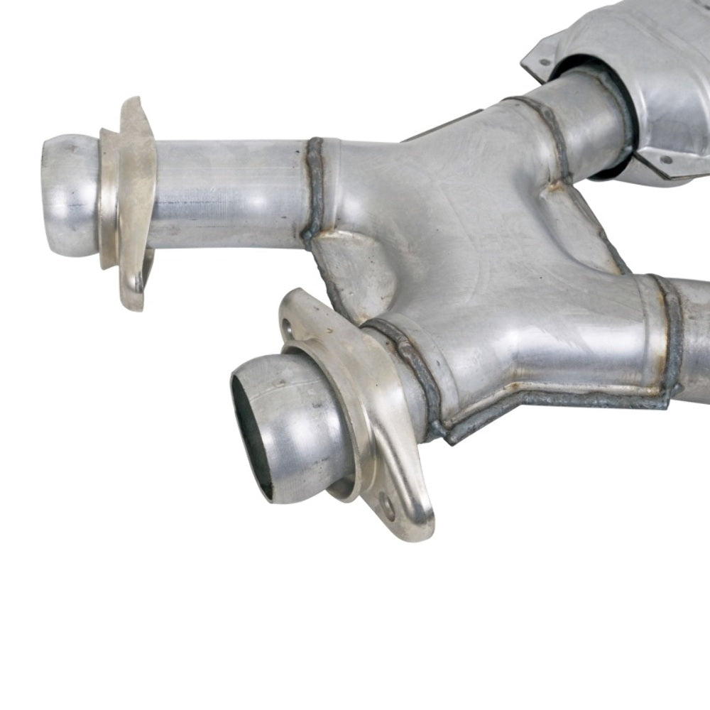 t Fits 1994-1995 Mustang GT 2.5 Short Mid X Pipe W/Catalytic Converters-1672 BBK Performance