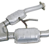 t Fits 1994-1995 Mustang GT 2.5 Short Mid X Pipe W/Catalytic Converters-1672 BBK Performance