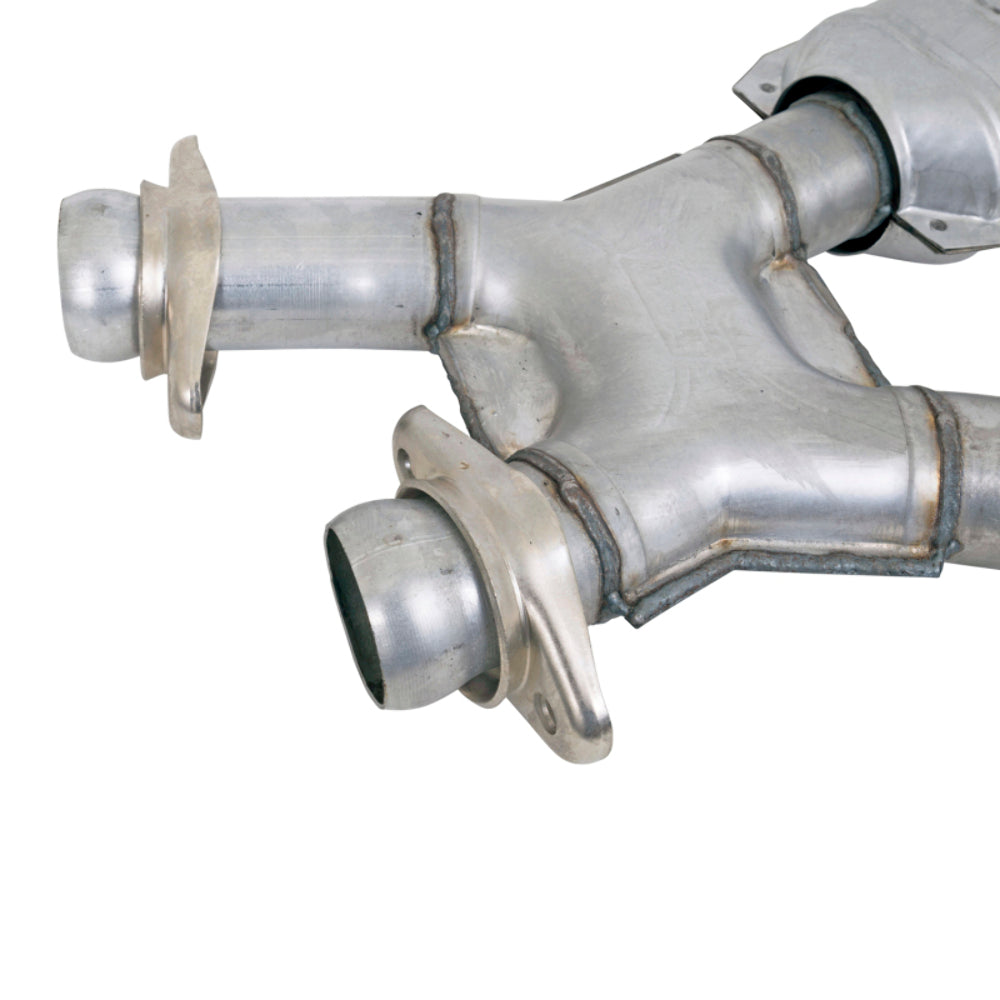 t Fits 1994-1995 Mustang GT 2.5 Short Mid X Pipe W/Catalytic Converters-1672 BBK Performance