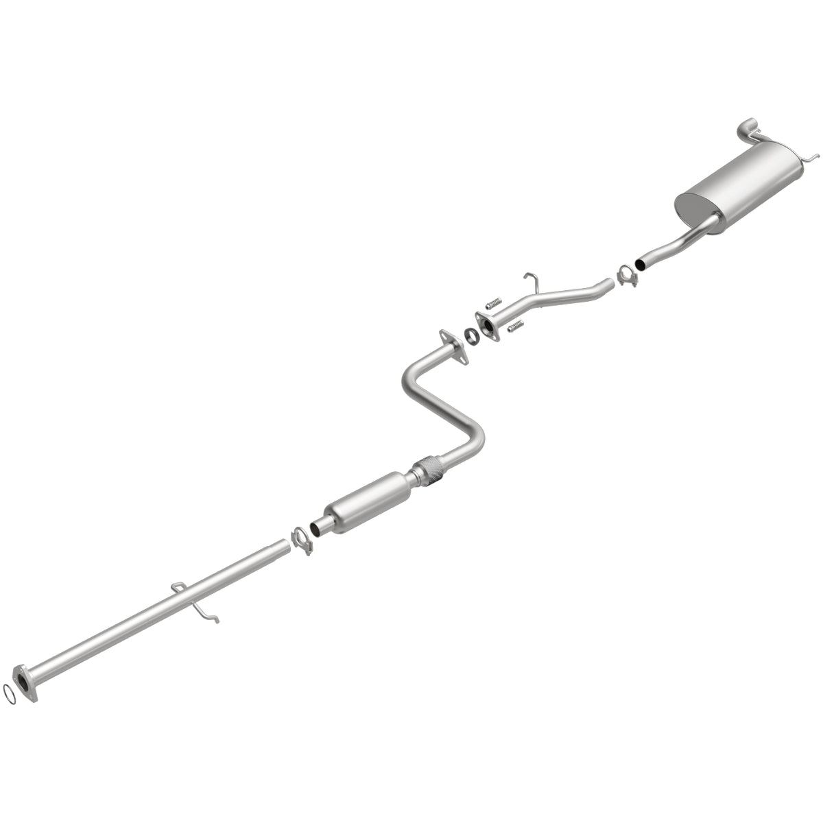 Fits 1994-1997 Honda Accord 2.2L Direct-Fit Replacement Exhaust System 106-0400 aluminized steel