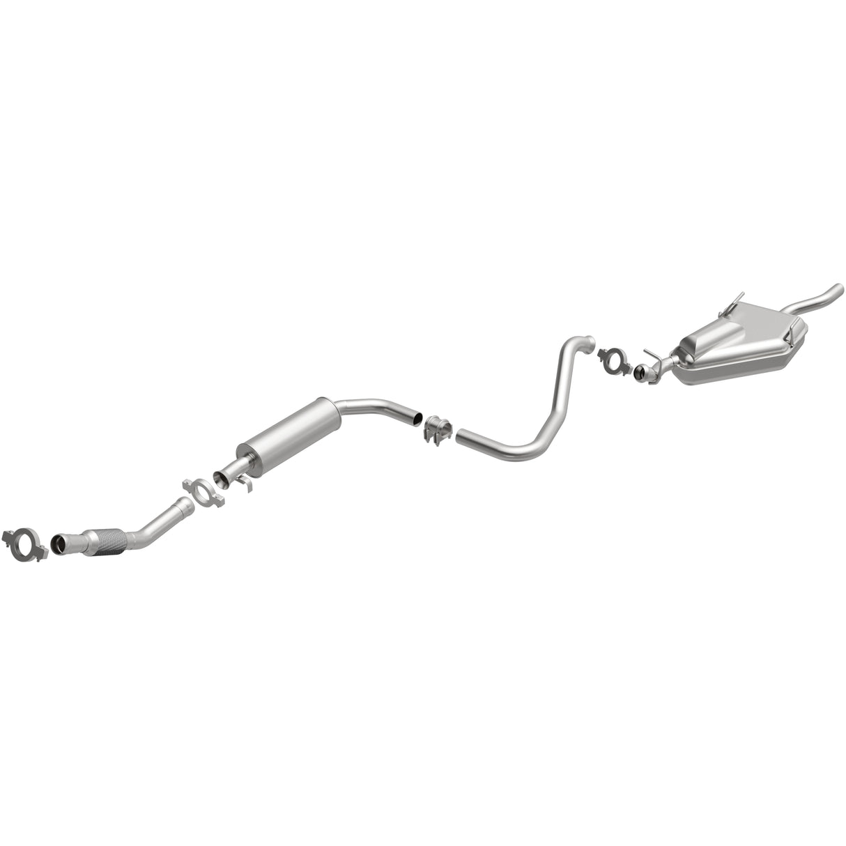 Fits 1994-2002 Saab Direct-Fit Replacement Exhaust System 106-0382 aluminized steel