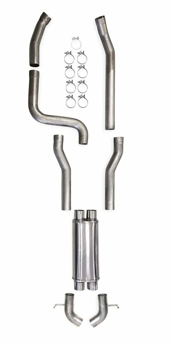 t Fits 1994-2004 Chevrolet S10; LS Swap Cat-Back Exhaust System with - 705014152RH Hooker BlackHeart