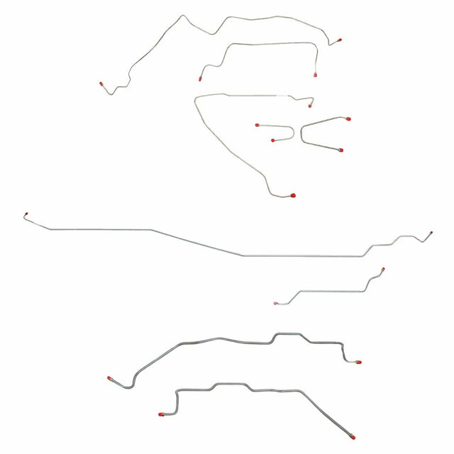 Complete Brake Line Kit for 1995-1900 GM 2500/3500 Truck RegCab/, non-Dually Axle ABS 2WD short bed stainless steel