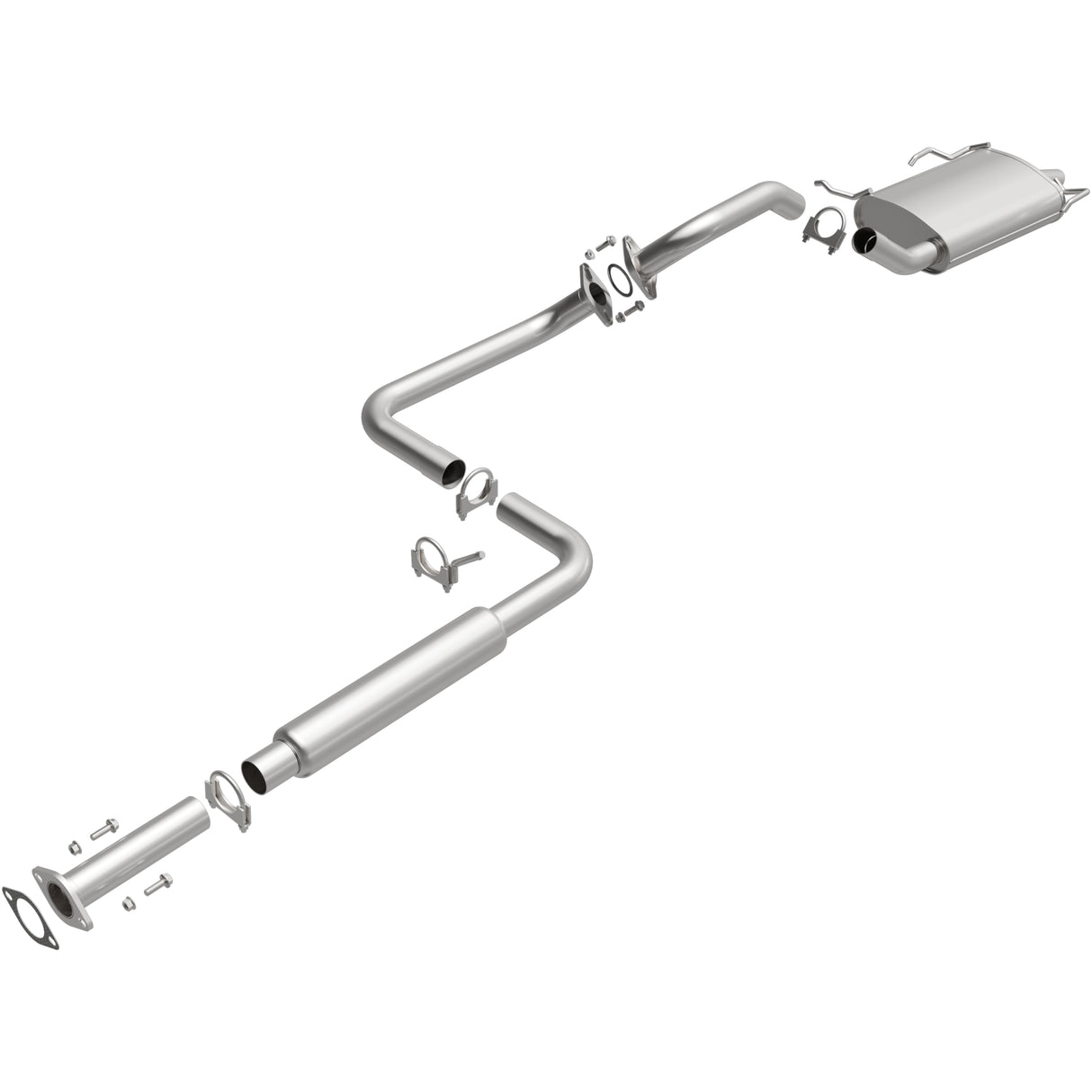 Fits 1995-2001 Nissan Maxima Direct-Fit Replacement Exhaust System 106-0735 aluminized steel