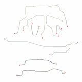 Complete Brake Line Kit for 1995-1999 GMC Yukon, ; ABS 4WD stainless steel