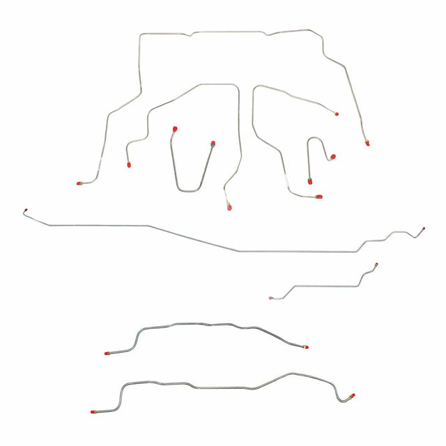 Complete Brake Line Kit for 1995-1999 GMC Yukon, ; ABS 4WD stainless steel