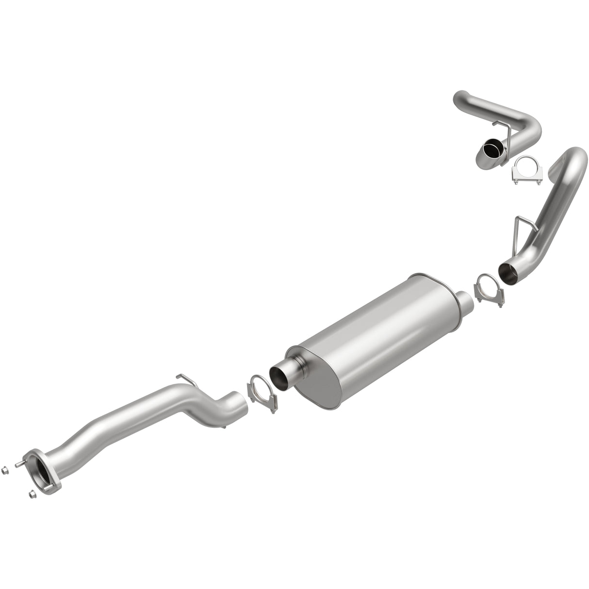 Fits 1995 GMC Yukon Direct-Fit Replacement Exhaust System 106-0416 for Chevy aluminized steel