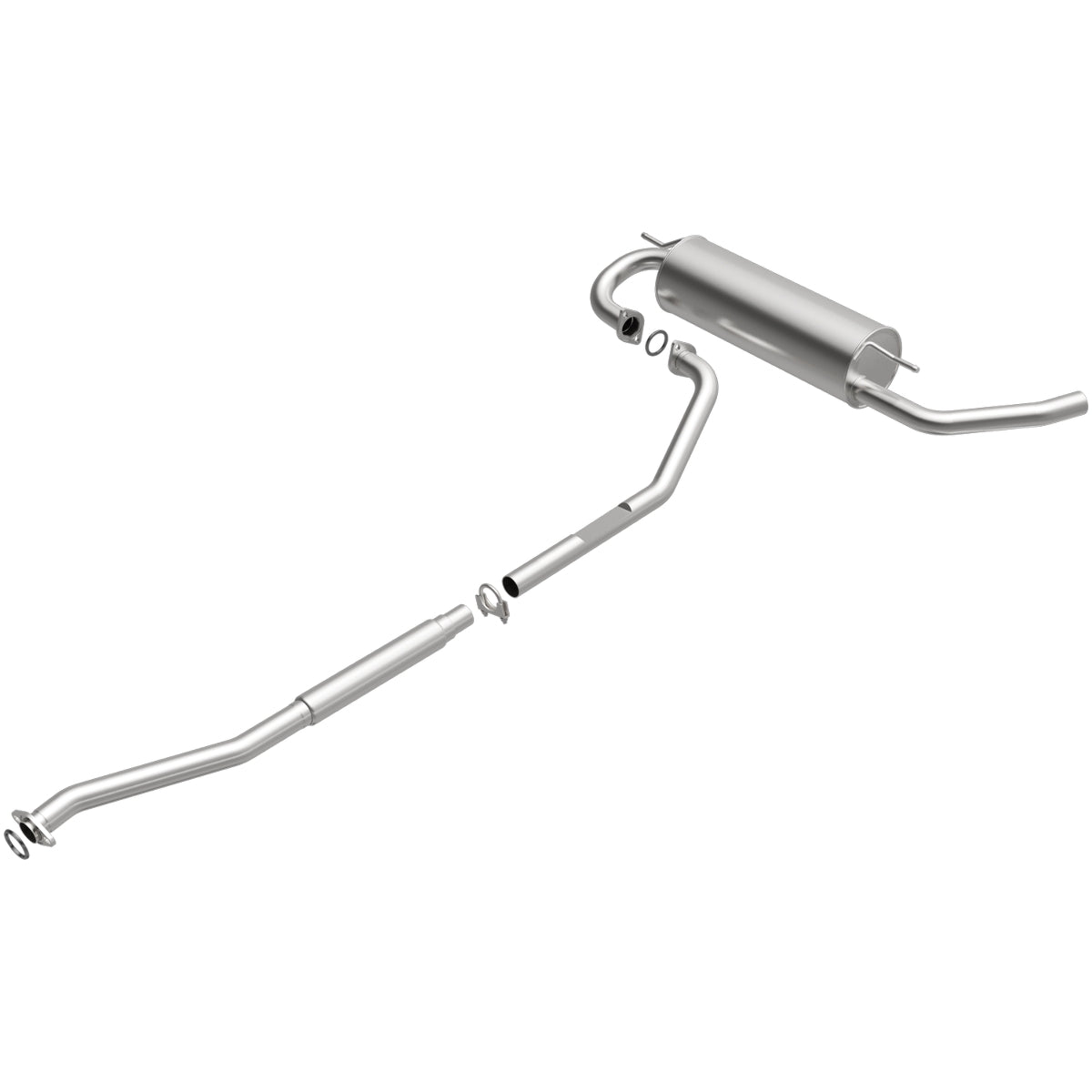 Fits 1996-1997 Toyota RAV4 2.0L Direct-Fit Replacement Exhaust System 106-0286 aluminized steel