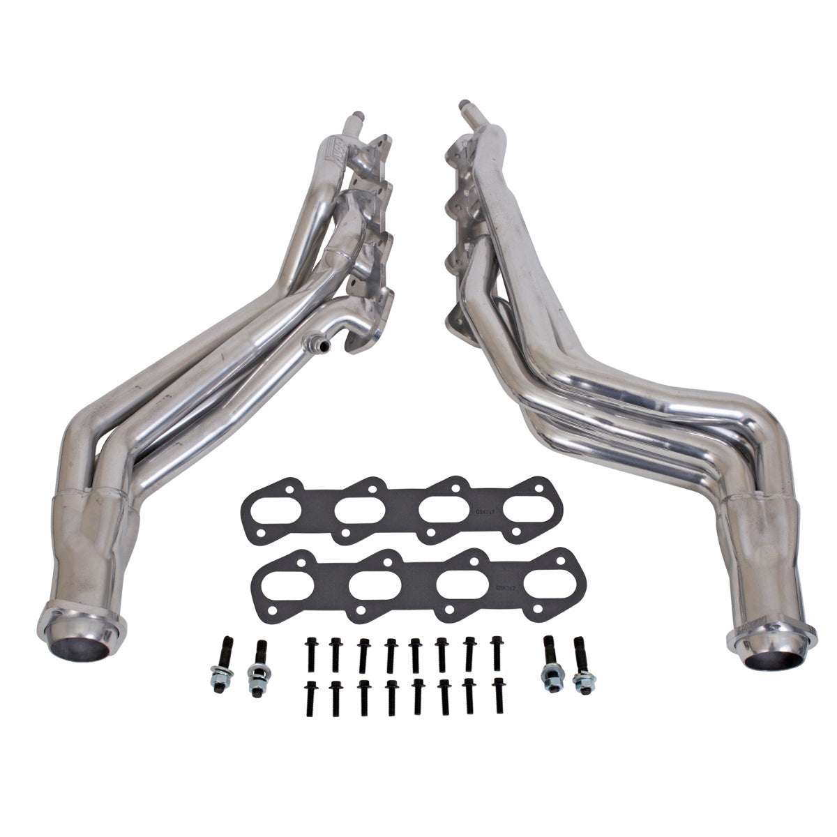 Fits 1996-1998 Mustang Cobra 1-5/8 Long Tube Exhaust Headers-Silver-15320 for 1996-1998 Ford Mustang polished