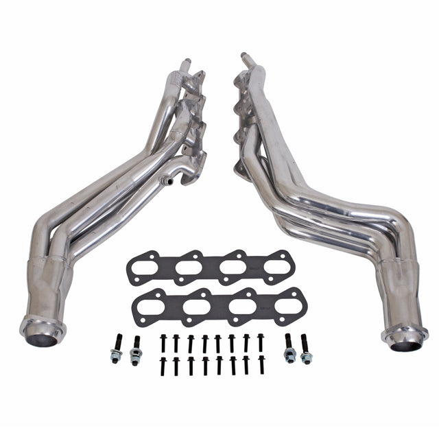Fits 1996-1998 Mustang Cobra 1-5/8 Long Tube Exhaust Headers-Silver-15320 for 1996-1998 Ford Mustang polished