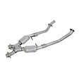 t Fits 1996-1998 Mustang GT 2.5 Full X Pipe W/Catalytic Converters-1666 BBK Performance