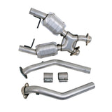 t Fits 1996-1998 Mustang GT 2.5 Full X Pipe W/Catalytic Converters-1666 BBK Performance