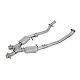 t Fits 1996-1998 Mustang GT 2.5 Full X Pipe W/Catalytic Converters-1666 BBK Performance