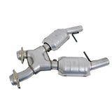 t Fits 1996-1998 Mustang GT 2.5 Full X Pipe W/Catalytic Converters-1666 BBK Performance