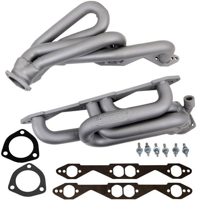 Fits 1996-1999 Chevrolet/GM Truck Suv 5.0/5.7L 1-5/8 Shorty Exhaust Headers-4007 for 1996-1999 Chevy ceramic coated polished