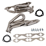 Fits 1996-1999 Chevrolet/GM Truck Suv 5.0/5.7L 1-5/8 Shorty Exhaust Headers-4007 for 1996-1999 Chevy ceramic coated polished