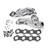 Fits 1996-2004 Mustang GT 1-5/8 Shorty Tuned Length Exhaust Headers-Silver-16150 ceramic coated polished