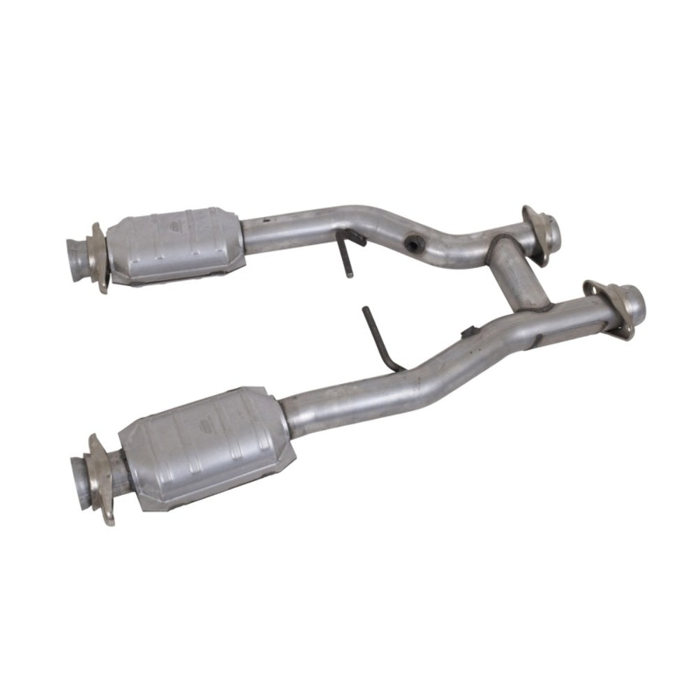 Fits 1996-2004 Mustang GT/Cobra/Mach 1 2.5 Short Mid H Pipe W/Converters 1538
