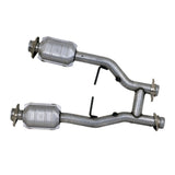 Fits 1996-2004 Mustang GT/Cobra/Mach 1 2.5 Short Mid H Pipe W/Converters 1538