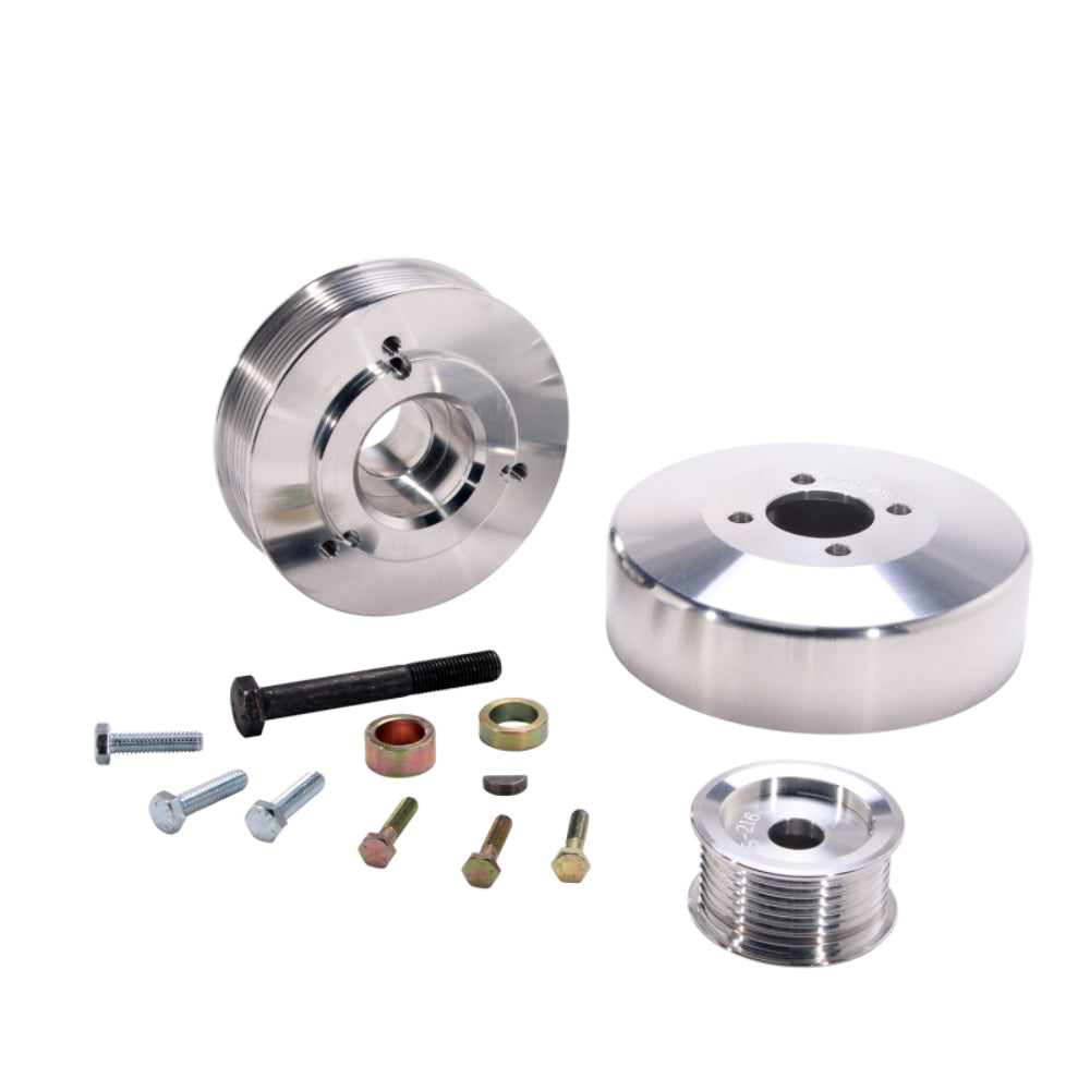 Fits 1997-04 Ford 4.6L/F-Series/Exped 3 Pc Performance Under Drive Pulley-15550 for 1997-1904 Ford