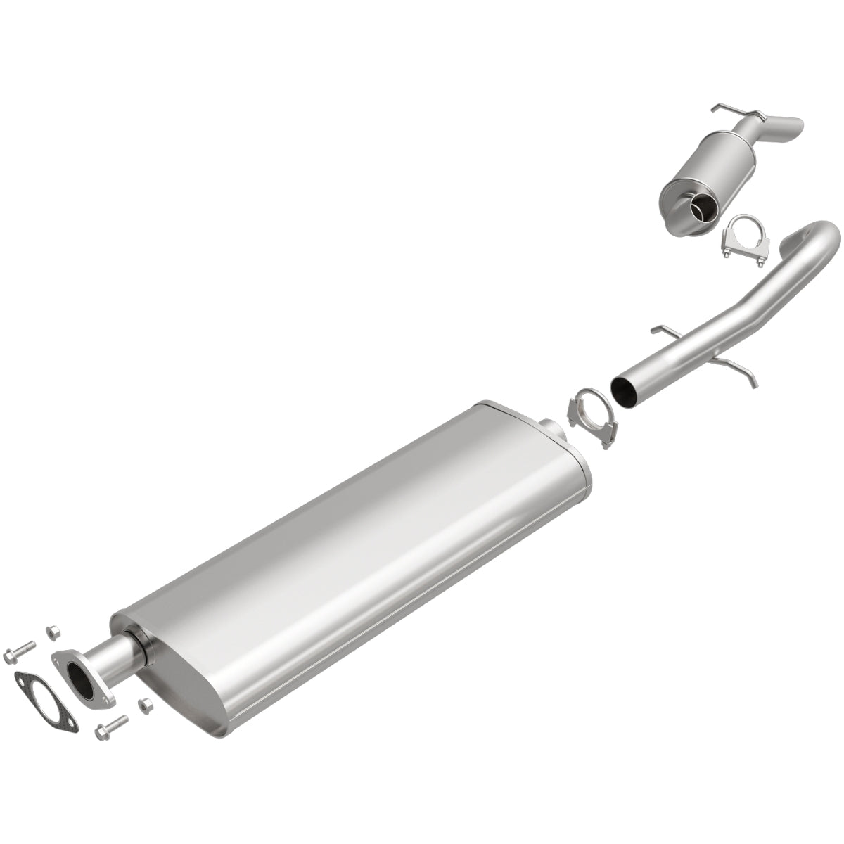 Fits 1997-1998 Pontiac Trans Sport Direct-Fit Replacement Exhaust 106-0413 aluminized steel