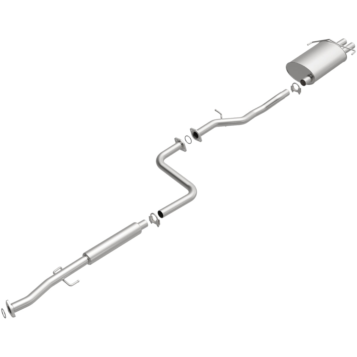 Fits 1997-1999 Acura CL 3.0L Direct-Fit Replacement Exhaust System 106-0603 aluminized steel