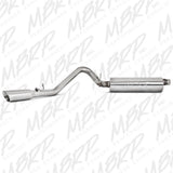 MBRP cat-back exhaust system fits 1997-1999 Jeep single side exit Armor Plus Series T409 stainless steel S5512409 2 inch inlet/outlet
