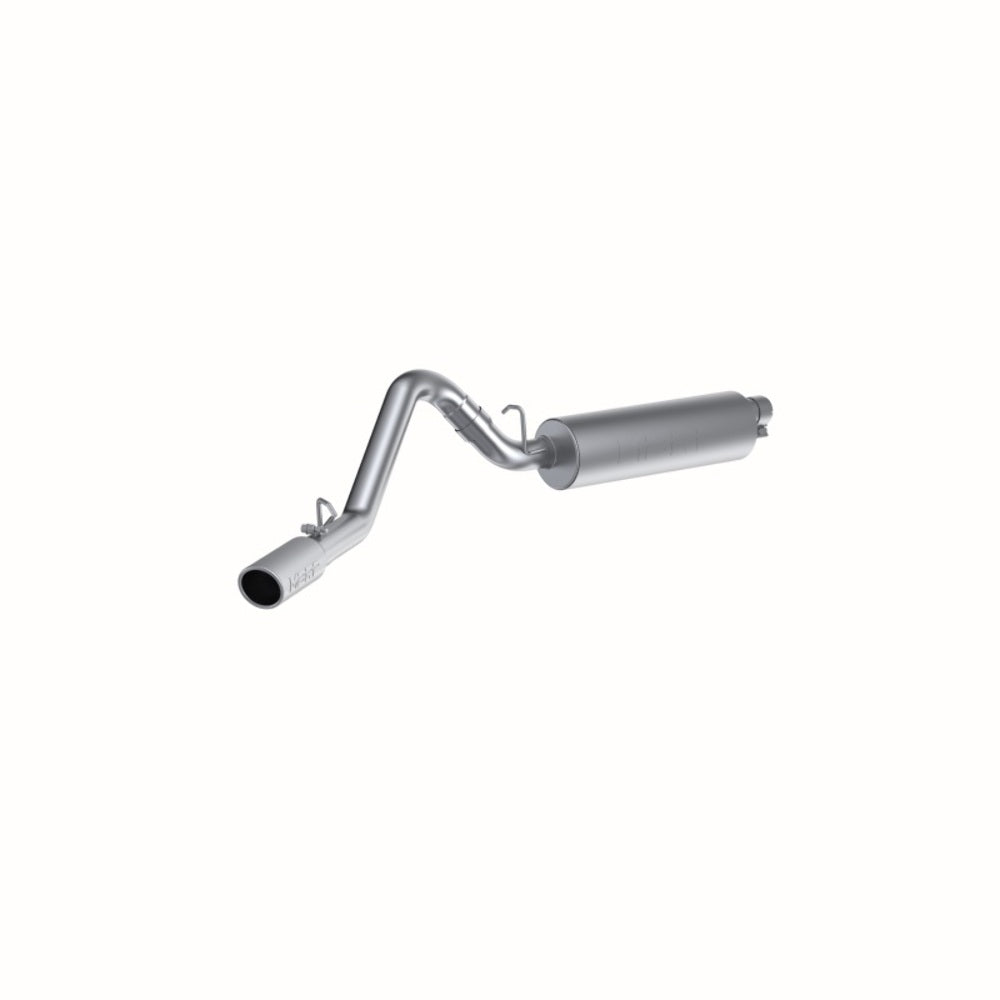 MBRP cat-back exhaust system fits 1997-1999 Jeep Wrangler single side exit aluminized steel S5512AL 2 inch inlet/outlet