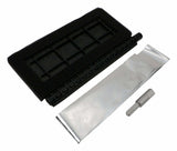 Fits 1997-2000 Jeep Wrangler TJ Wrangler HVAC Blend Door Repair Kit; 4897610AA black