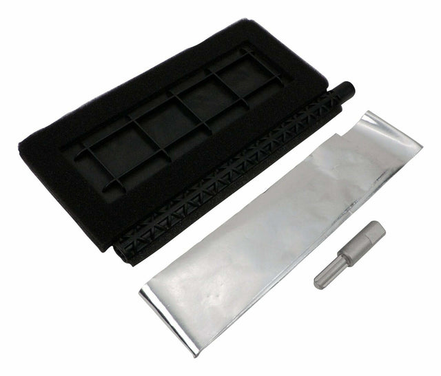 Fits 1997-2000 Jeep Wrangler TJ Wrangler HVAC Blend Door Repair Kit; 4897610AA black