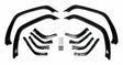 Fits 1997-2001 Jeep Cherokee XJ Cherokee Fender Flare Set; 5FWKMGL steel