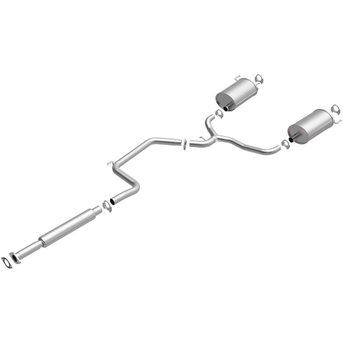 Fits 1997-2002 Pontiac Grand Prix 3.8L Direct-Fit Replacement Exhaust 106-0224 aluminized steel
