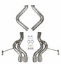 Hooker BlackHeart Fits 1997-2004 Chevrolet Corvette; Axle-Back Exhaust System - 70401344-RHKR for 1997-2004 Chevy Corvette black polished stainless steel