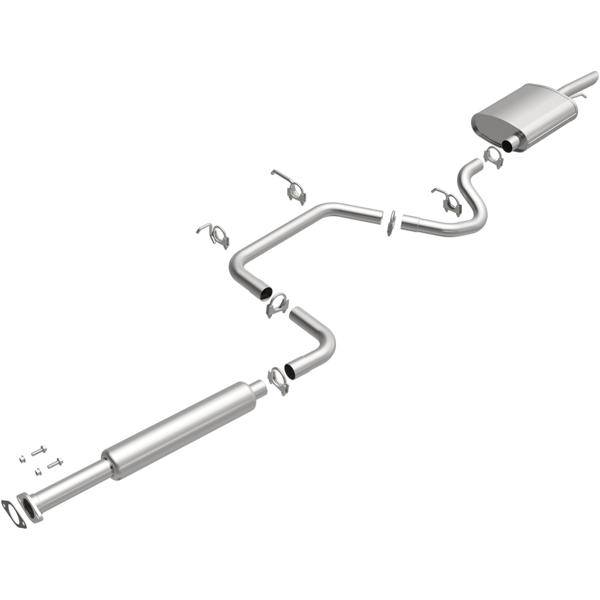 Fits 1997-2005 Buick Century Direct-Fit Replacement Exhaust System 106-0199 aluminized steel